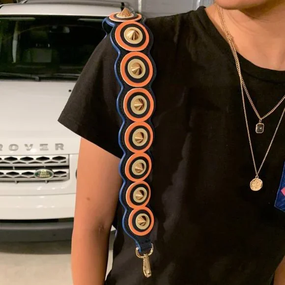 Mod cute multi-color Long Handbag Strap bag purse - Picture 1 of 1